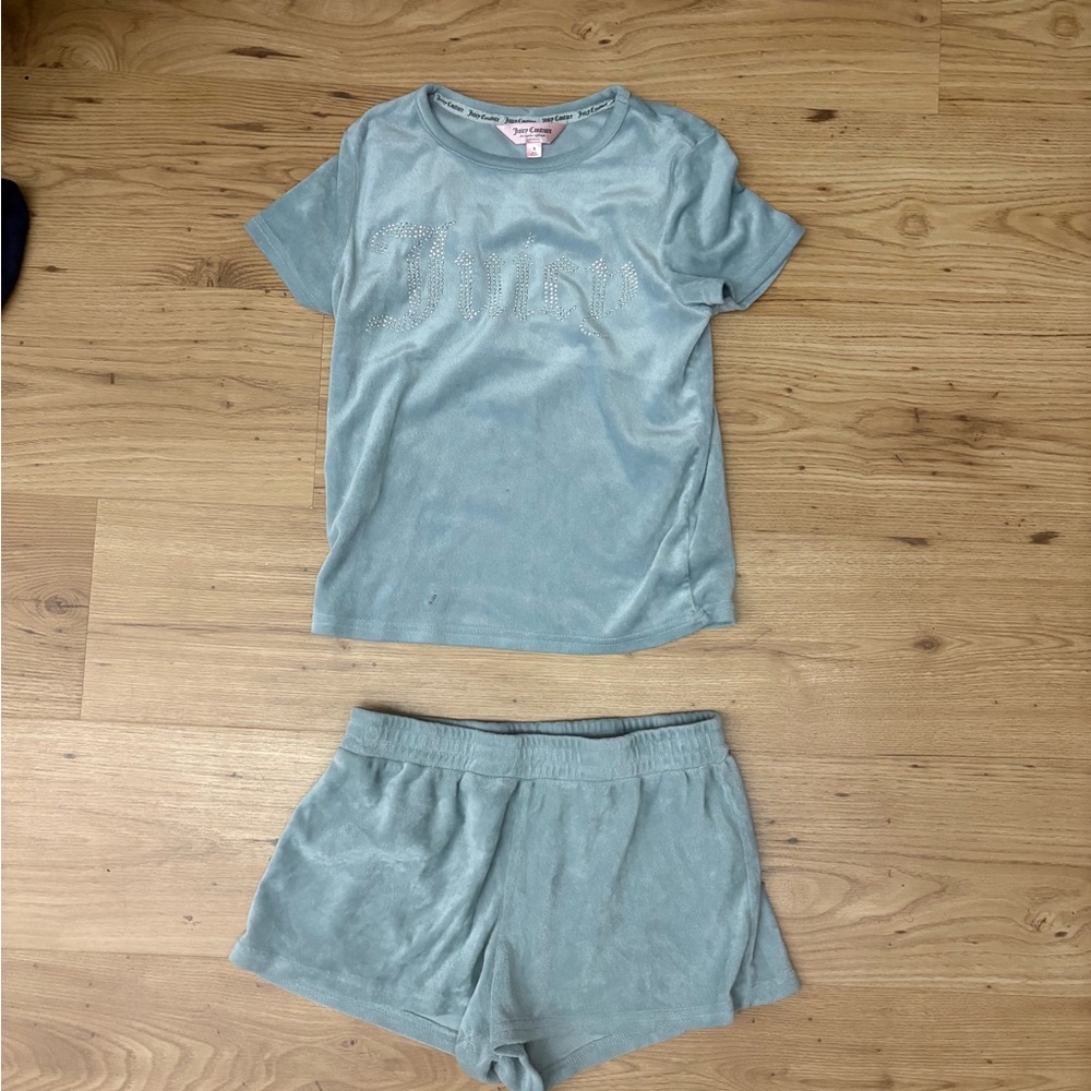 Juicy Couture Mint Green Short Set